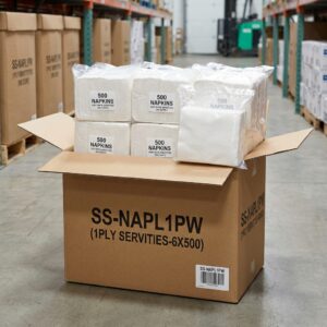 SS-NAPL1PW (1PLY SERVITTIES-6X500)